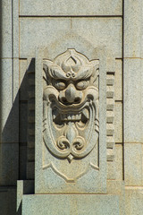 part of the gate at Yasukuni Shrine