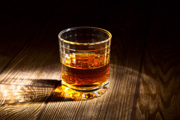 Glass of whiskey - 68415791