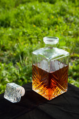 Whiskey in a decanter
