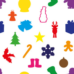 Illustration of Christmas Icons