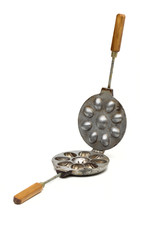 waffle maker on the white background