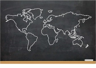 Illustration of World maps