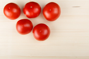 tomatoes on the table