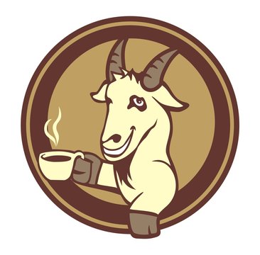 drinking goat
