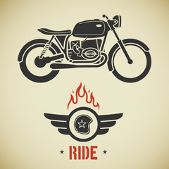 Retro motorcycle - 68420104