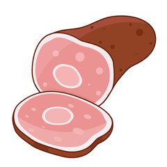 Raw meat isolated illustration