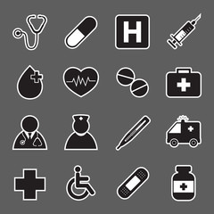 medical sticker icons