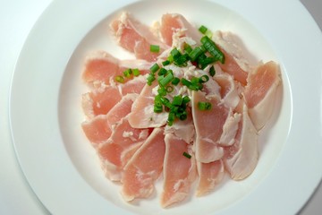 鶏ささみのたたき