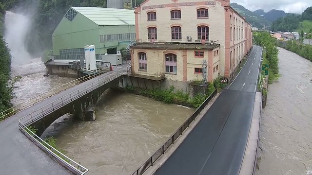 Hochwasser Salzburg  Österreich July - August 2014