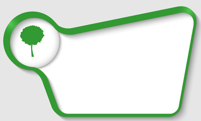 green text box for any text with tree symbol