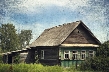 Obraz premium old rural house