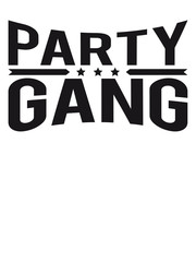Party Gang Text Logo