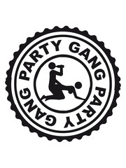 Party Gang Alcohol Beer Sex Fuck Porn Stamp