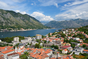 Naklejka na ściany i meble The Bay of Kotor (Boka Kotorska), Montenegro