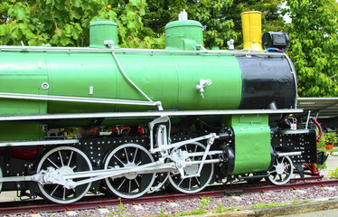 Naklejka premium Diesel Locomotive