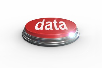 Data against digitally generated red push button