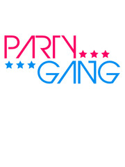 Party Gang Star Logo Design