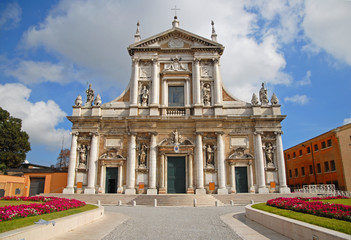 Fototapeta na wymiar Italy Ravenna Saint Mary in Porto basilica