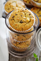 Gluten free almond and oat muffins