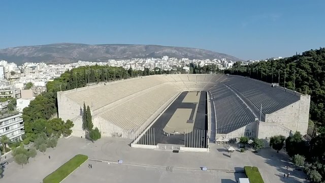 Panathenaic Stadium Aerial view