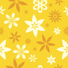 Flower, Nature Abstract Background Pattern (vector ARt)