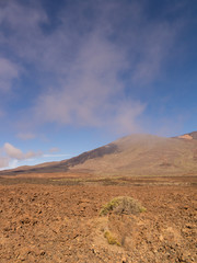 Wolken über der Caldera Las Canadas auf Teneriffa
