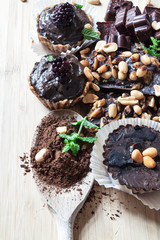 Homemade raw cakes