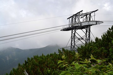 słup kolejki górskiej