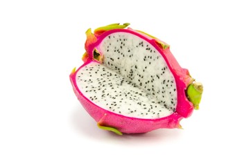 Dragon Fruit on white background