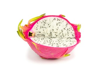 Dragon Fruit on white background