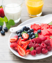 fresh fruits salad