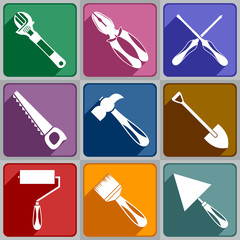 Icons of working tools