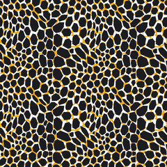 Abstract animal print, seamless pattern