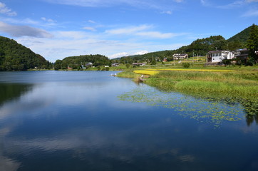 Fototapeta na wymiar 中綱湖