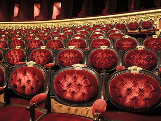 Naklejka premium Fauteuil Opéra Paris