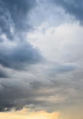 Turbulent sky