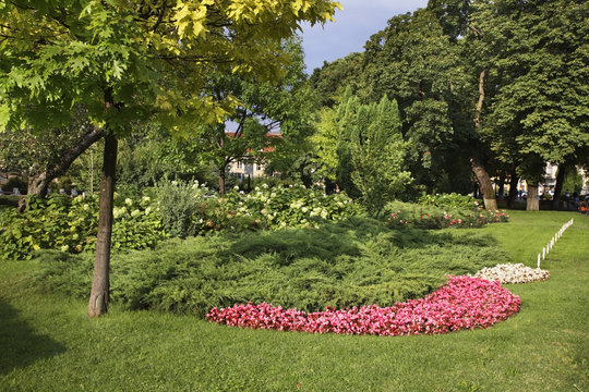 Heroes Park in Brasov. Romania