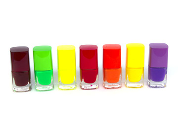 Multi color nail polish set