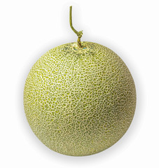 Cantaloupe melons isolated on a white background