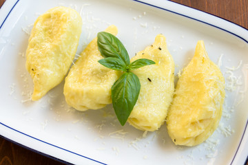 Culurgiones, Sardinian pasta stuffed with potato and pecorino