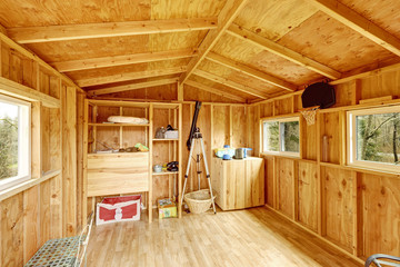Small tree house interior