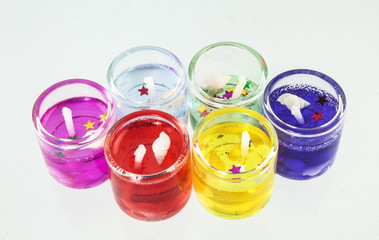 Colorful candles