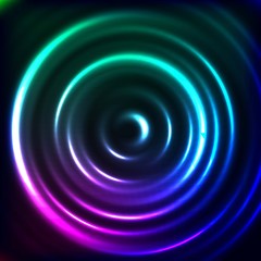 glowing circle