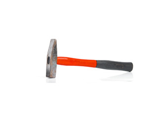 Hammer on white background