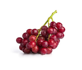 Grapes isolated on white background