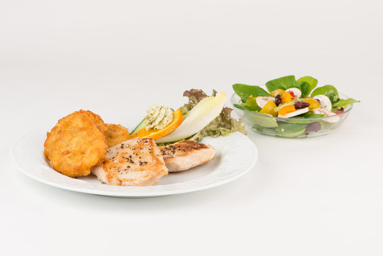 Putenbruststeak mit R&ouml;stinchen
