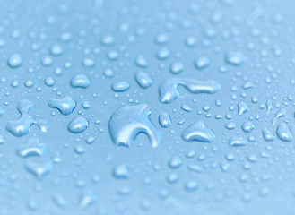 water drops on glass, blurred, background and texture