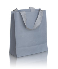 gray canvas bag