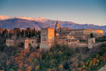 Alhambra palace, Granada, Spain - obrazy, fototapety, plakaty