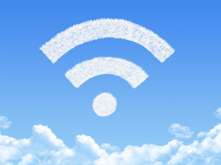 wifi cloud shape
